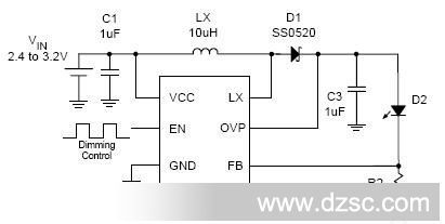 白光LED電源驅動IC RT9271 LED驅動IC的技術特點與應用分析