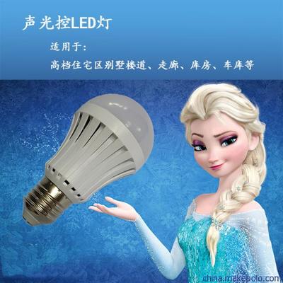 工廠直銷LED聲光控?zé)鬍27螺口 IC恒流驅(qū)動(dòng)，無頻閃低光衰的智能照明之選